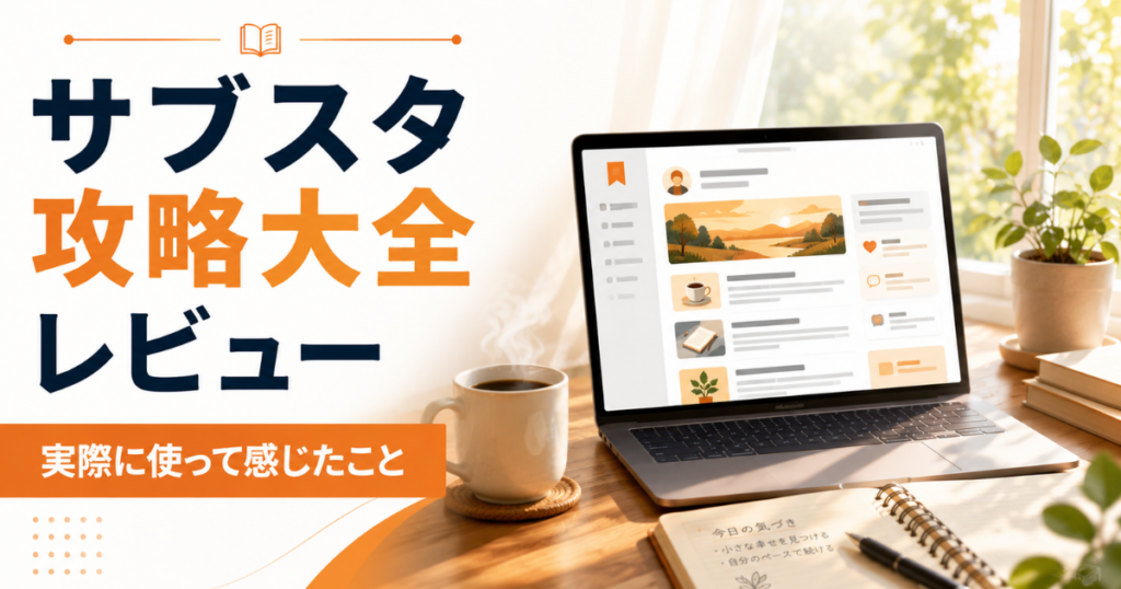 Substack攻略大全レビュー